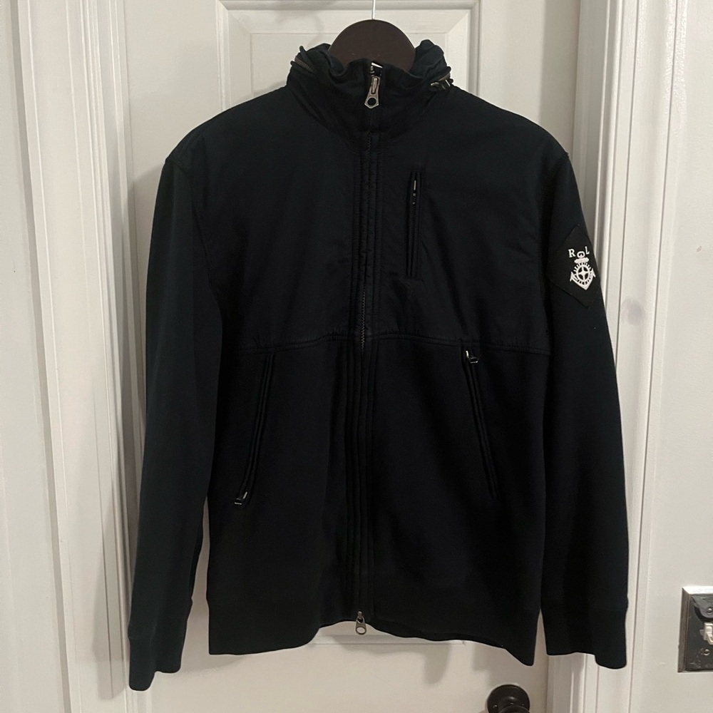 Polo Ralph Lauren Full Zip Jacket‎ – Navy/Black – Size L